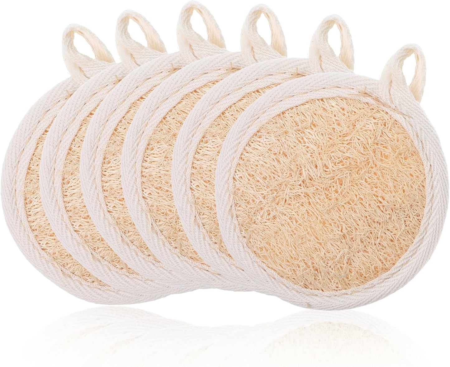 Next Play Gear Loofah Facial Scrubbers – 6 Pack