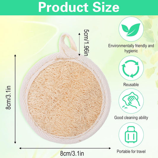 Next Play Gear Loofah Facial Scrubbers – 6 Pack