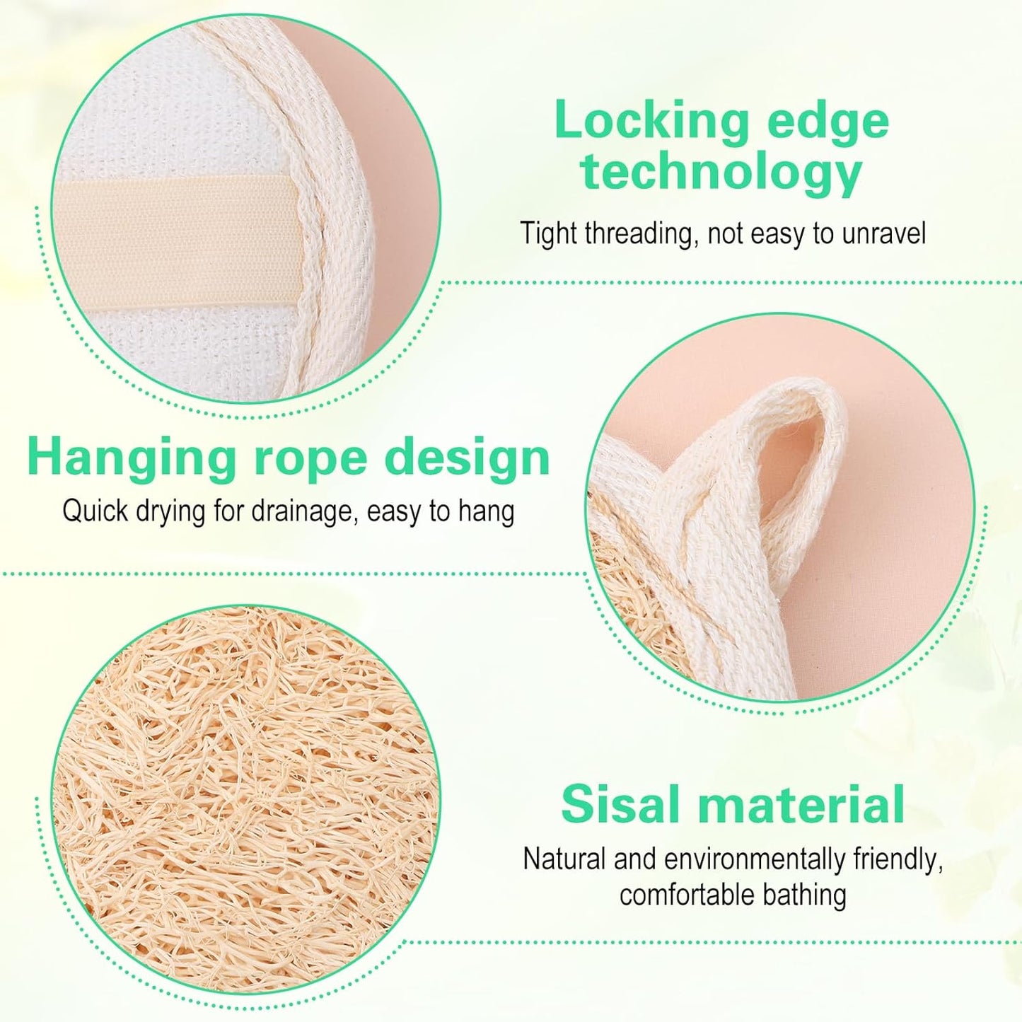 Next Play Gear Loofah Facial Scrubbers – 6 Pack