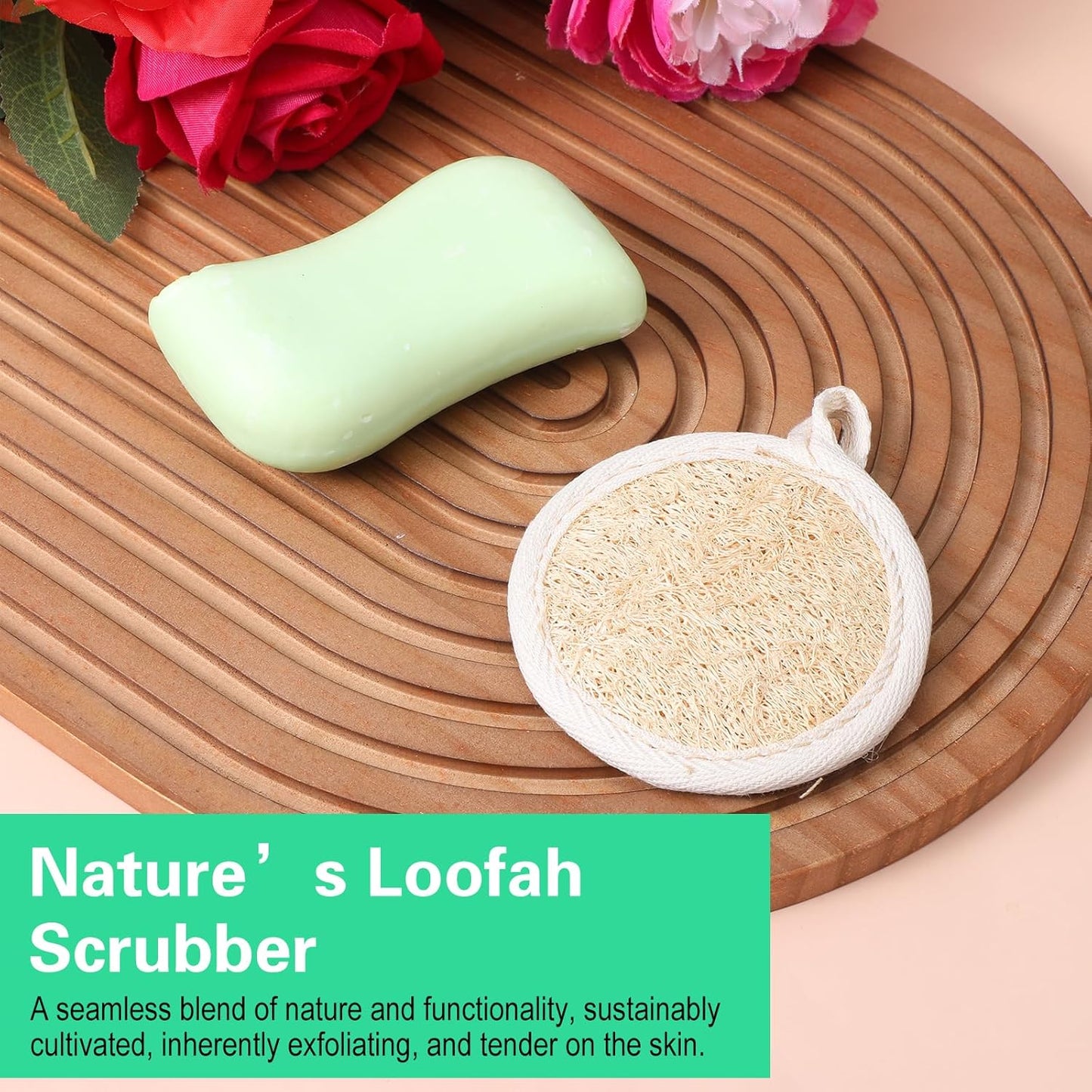 Next Play Gear Loofah Facial Scrubbers – 6 Pack