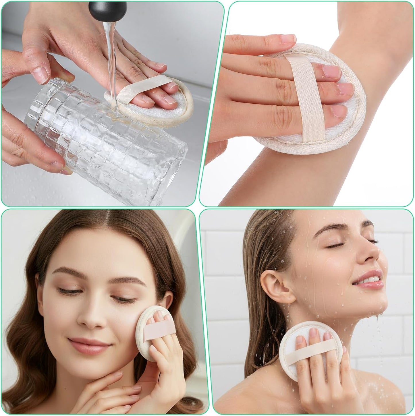 Next Play Gear Loofah Facial Scrubbers – 6 Pack